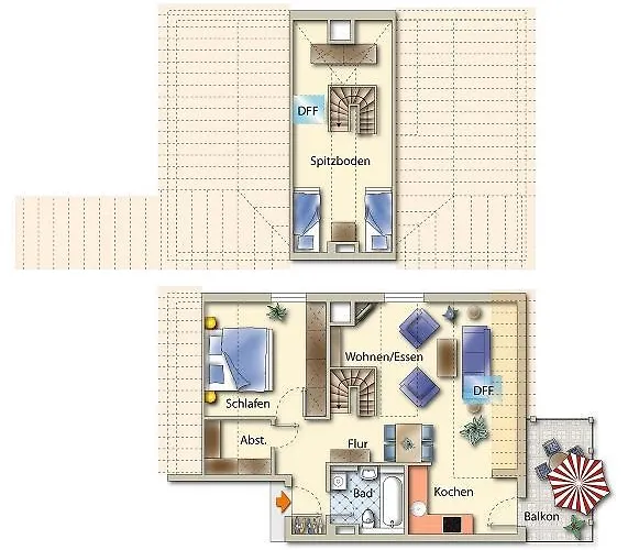 Zum Kliff דירה *